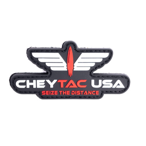 CheyTac USA Logo Red/Black Patch