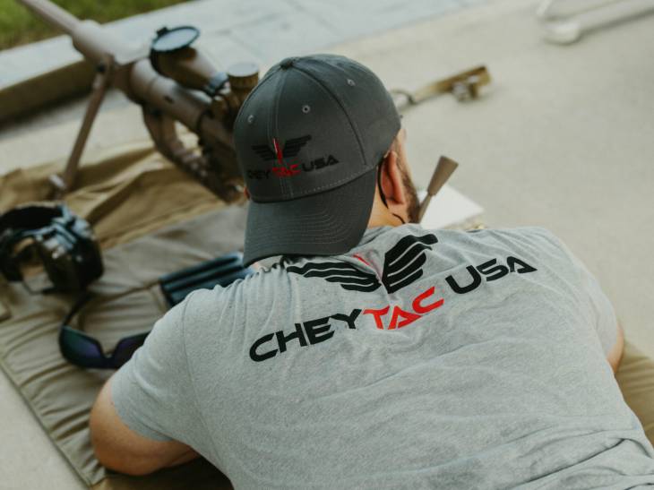 Grey Short Sleeve CheyTac® Shirt - Image 6