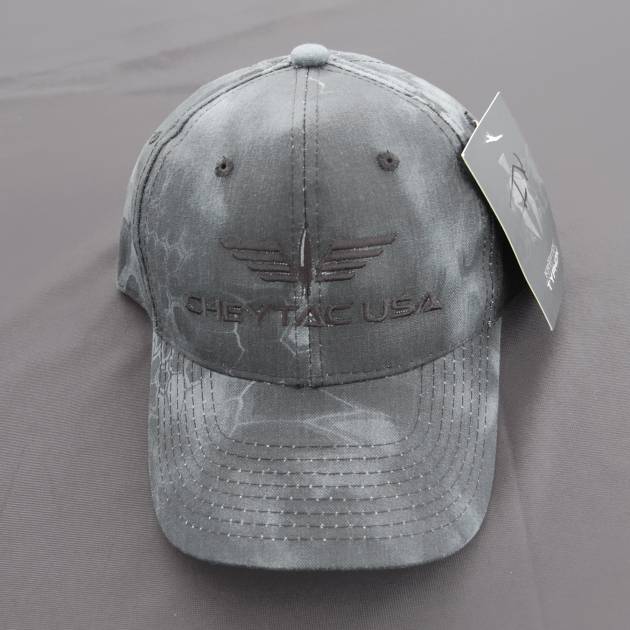 trucker hat fitted Kryptec blue black letters