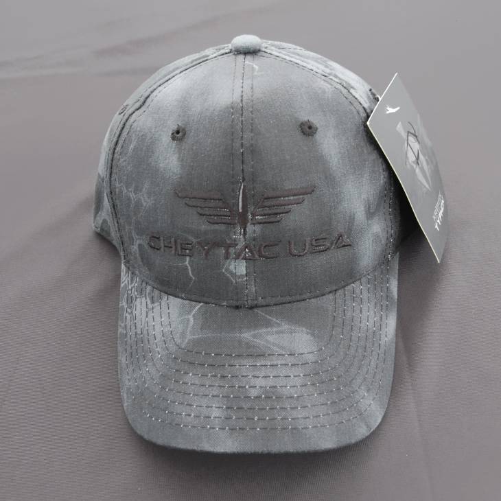 trucker hat fitted Kryptec blue black letters