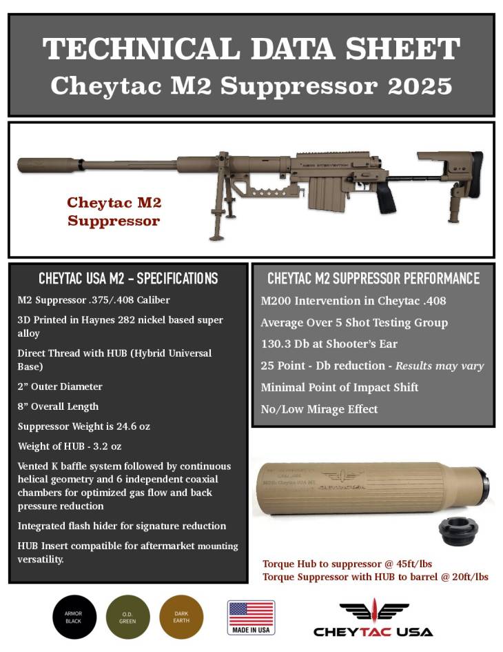 CheyTac USA® M2 Suppressor - Image 6