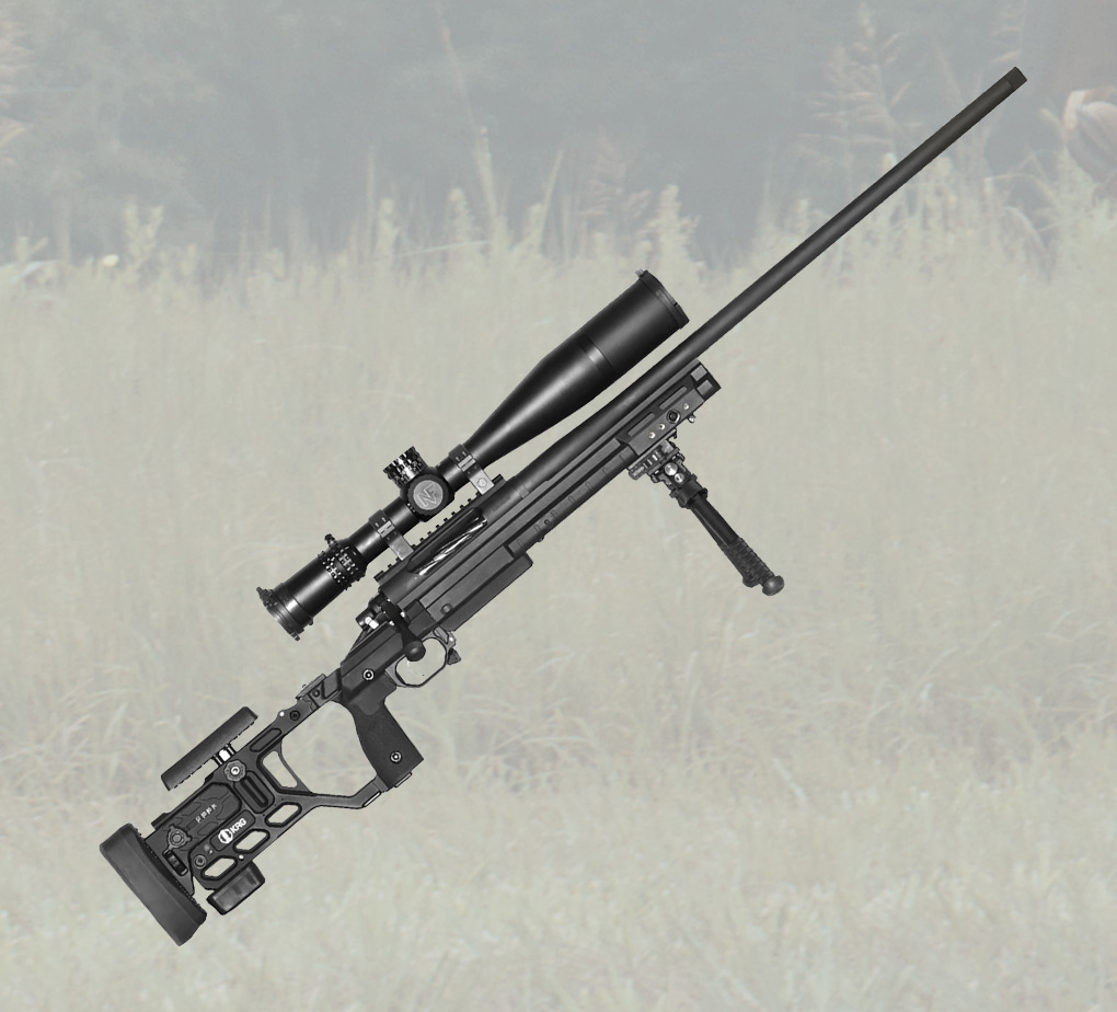 Paladin hunting rifle on display