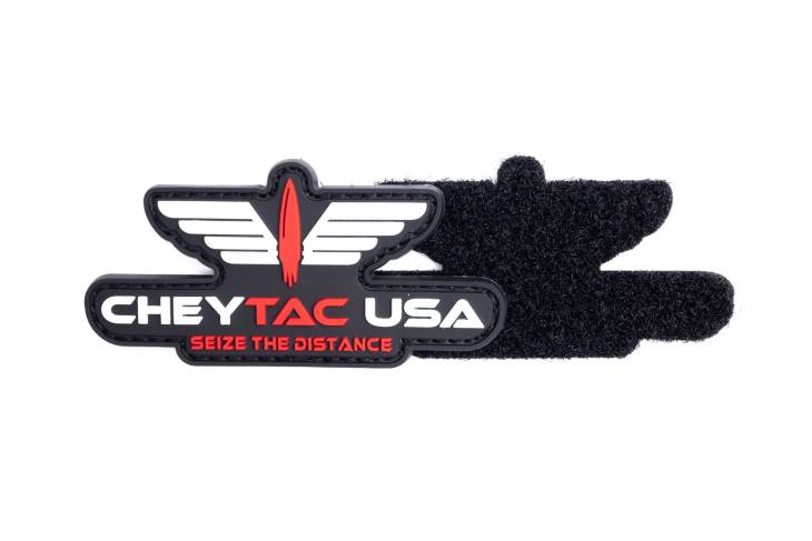 CheyTac USA® Logo Red/Black Patch - Image 3