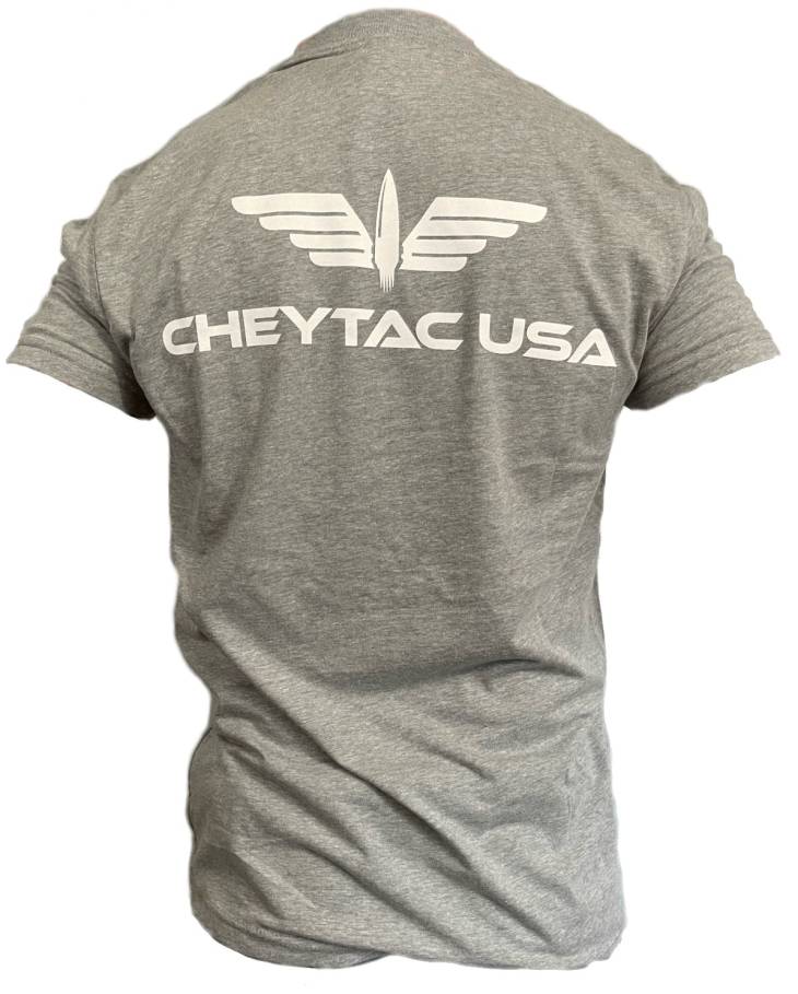 Grey Short Sleeve CheyTac® Shirt - Image 4