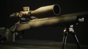 M300 Cheytac Praetorian Sniper Rifle with a scope