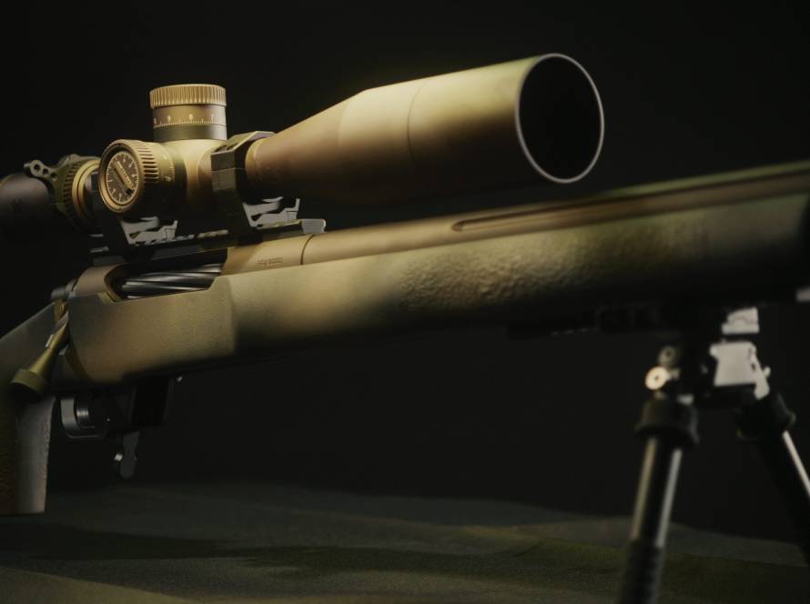 M300 Cheytac Praetorian Sniper Rifle with a scope