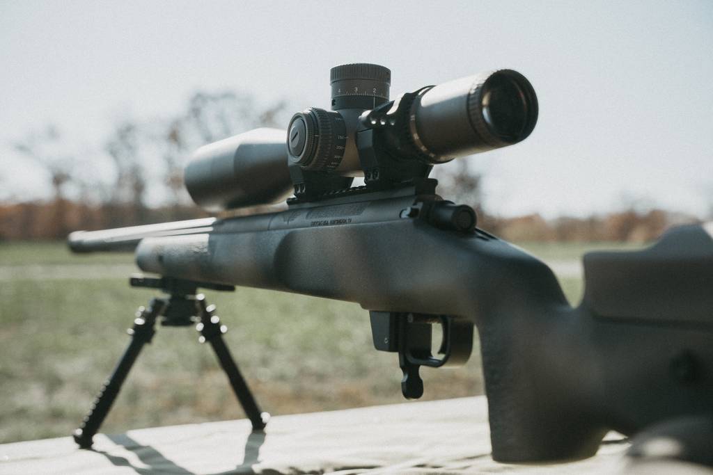 Side view of the M300 Praetorian sniper rifle